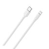 RealPower Lade/Datenkabel USB-C auf Lightning 2m weiß MFI 3A