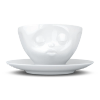 FIFTYEIGHT Kaffeetasse 200ml - Küssend weiß