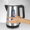 Emerio Wasserkocher, 1.7L Cool Wall silber