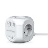 RealPower PowerBox 431 power uitbreiding 1,8 m 4 AC-uitgang(en) Binnen Wit