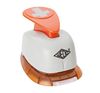 WEDO Motivlocher groß Kreuz Grau/Orange