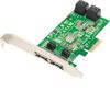 Dawicontrol DC-624E RAID RAID controller PCI Express x2 2.0 6 Gbit/s