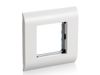 Equip Frontplatte French Modular Fenster     45x45mm RAL9010 Polybeutel