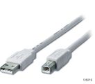 Equip USB Kabel 2.0 A-B St/St 1.8m transparent Polybeutel