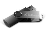 MediaRange USB-Stick 64GB USB 2.0 swivel swing