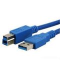 MediaRange Anschlusskabel USB 3.0 Stecker A/B 5m blau