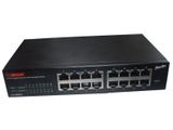 Switch 216mm Longshine GS8416 Web Smart SNMP(Fanless) 16*GE