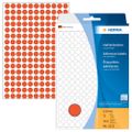 HERMA Vielzwecketiketten rot 8 mm rund Papier 5632 St.