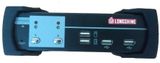 Longshine 2-Port USB/PS2 KVM Switch DVI/Audio inkl. Kabel