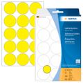HERMA Vielzwecketiketten gelb 32 mm rund Papier 480 St.