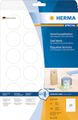 HERMA Verschlussetiketten transparent 40 mm Folie 600 St.
