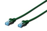 DIGITUS Patchkabel RJ45 SF/UTP Cat5e 0.50m grün Hebelschutz Polybeutel