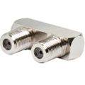 Schwaiger F-Verbinder U-Form Silber Polybeutel