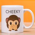 ThumbsUp! Tasse "Cheeky Mug" Emoji 300ml weiß