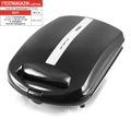 Emerio Sandwichtoaster XXL Family 4x Muschelform, Antihaft