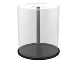 MediaRange Spindel fr 400 Dics tranparent mit schwarzem Bod