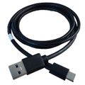 Kabel Nanoxia USB 2.0 auf USB-C 1,0m schwarz