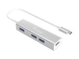 Equip USB-Hub 4-Port 3.2/C->4x3.0 5Gbps o.Netzteil si