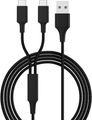 smrter Hydra DUO Ladekabel, Typ USB-C, 120cm, black retail