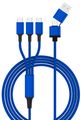 smrter Hydra TRIO Ladekabel, Typ USB-C, OTG, 120cm, blue retail