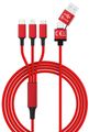 smrter Hydra ULTRA 5in1 Nylon-Ladekabel, 120cm, red retail