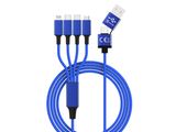 smrter Hydra ELITE 6in1 Nylon-Ladekabel Typ USB-C, navyblue retail