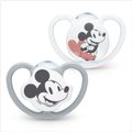 NUK Schnuller Disney Mickey Mouse Space 0-6 M. 2 Stück