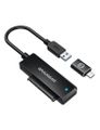 GRAUGEAR USB 3.2 Adapterkabel Type-C & Type-A 2,5" SATA retail