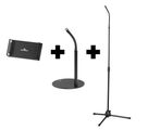 DURABLE Tablethalterung TWIST COMBI schwarz Tisch+Bodenständ