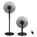Emerio Stand-Ventilator,40cm,3 Geschw.,5 Blätter,125cm schw.