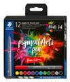 STAEDTLER MultiInk Pigment Arts brush pen 12er-Set sort. retail