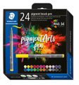 STAEDTLER MultiInk Pigment Arts brush pen 24er-Set sort. retail
