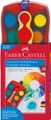 FABER-CASTELL Farbkasten Connector 12 Farben rot