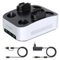 GRAUGEAR Gaming Festplattenge. USB-C m. Dual Ladestation PS5