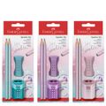FABER-CASTELL Schreibset Sparkle Cosmic BK+Acc.