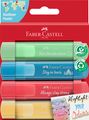 FABER-CASTELL Textmarker TL 46 Pastell Promo 4er Kar