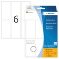 HERMA Vielzwecketiketten weiß 34x67 mm ablösbar 144 St.