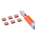 SmartKeeper Basic "USB-A Port" Blocker orange 6 Stk.+Key