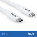 Club3D Lifestyle USB-C Kabel PD 240W,20Gbps 2m weiß St/St retail