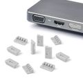 SmartKeeper Mini "DisplayPort" Blocker grau 10 Stk.