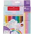 FABER-CASTELL Buntstift Colour Grip Einhorn 18+6