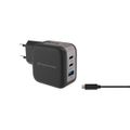 CONCEPTRONIC Ladegerät 3Port 67W,2xUSB-C,1xUSB-A 1.5m sw