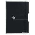 Herlitz Klemmbrettmappe A4 PF grau/schwarz m.Stifthalter