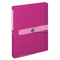 Herlitz Sammelbox A4 PP 4.0cm opak beere m.Gummizug