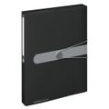Herlitz Sammelbox A4 PP 4.0cm opak schwarz m.Gummizug