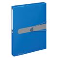 Herlitz Sammelbox A4 PP 4.0cm opak blau m.Gummizug