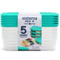 sistema Meal Prep Boxen NEST IT 1,19 l 5 Stück