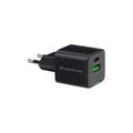 CONCEPTRONIC Ladegerät 2Port 20W,1xUSB-C,1xUSB-A 1.5m sw