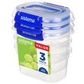 sistema Frischhaltedosen Set KLIP IT PLUS 3 x 400 ml blau