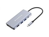 CONCEPTRONIC Dock USB-C->HDMI,2xUSB-A,GbE,100WPD,+ 25cm gr